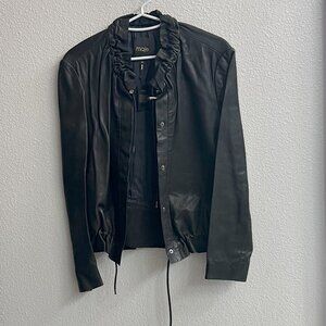 NWT Maje Black Leather Jacket